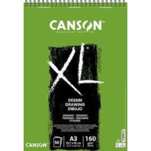 BLOCCO CARTA PER DISEGNO CANSON XL DESSIN A4 (21 X 29.7 CM) 160 GR MQ