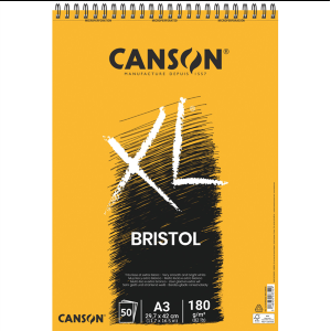 BLOCCO CARTA PER DISEGNO LISCIA CANSON XL BRISTOL A3 (29.7 X 42 CM) 180 GR MQ